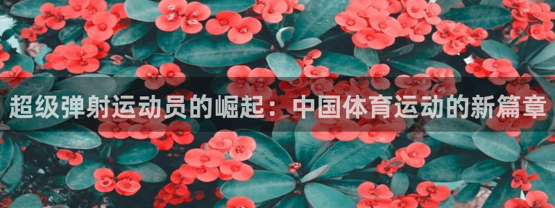 球速体育：超级弹射运动员的崛起：中国体育运动的新篇章