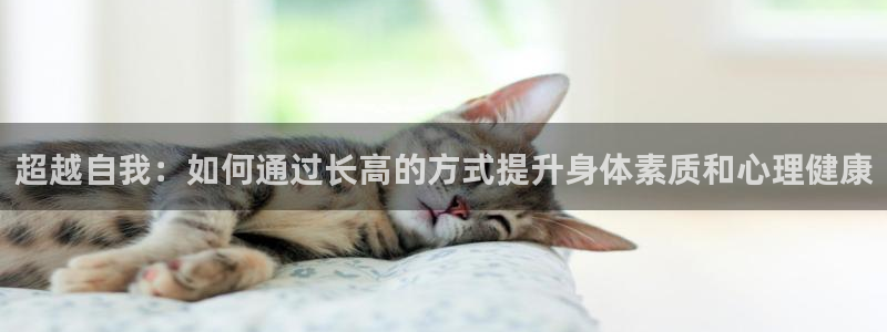 球速体育：超越自我：如何通过长高的方式提升身体素质和心理健康